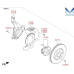 mobis front axle set for kia rondo carens 2013-16
